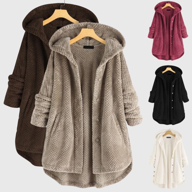 Women's Oversized Hooded Cardigan Coat