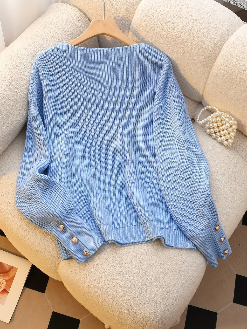 Women's V-Neck Blouse