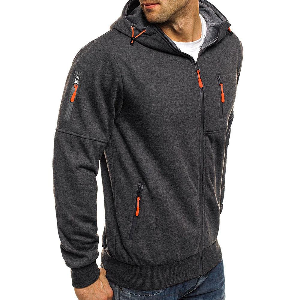 Zachary Men's Fleece Zip Up Hoodie 2