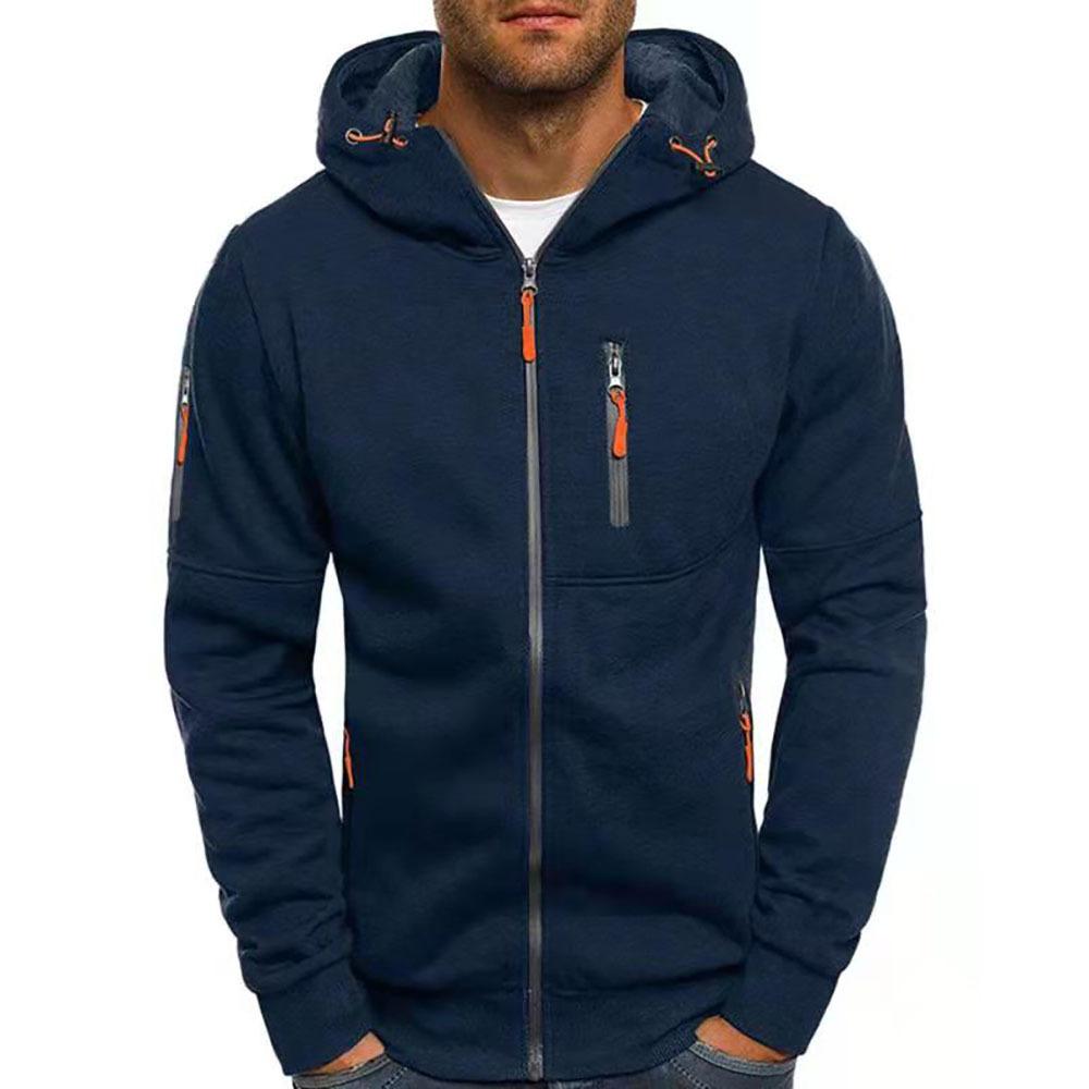 Zachary Men's Fleece Zip Up Hoodie 3