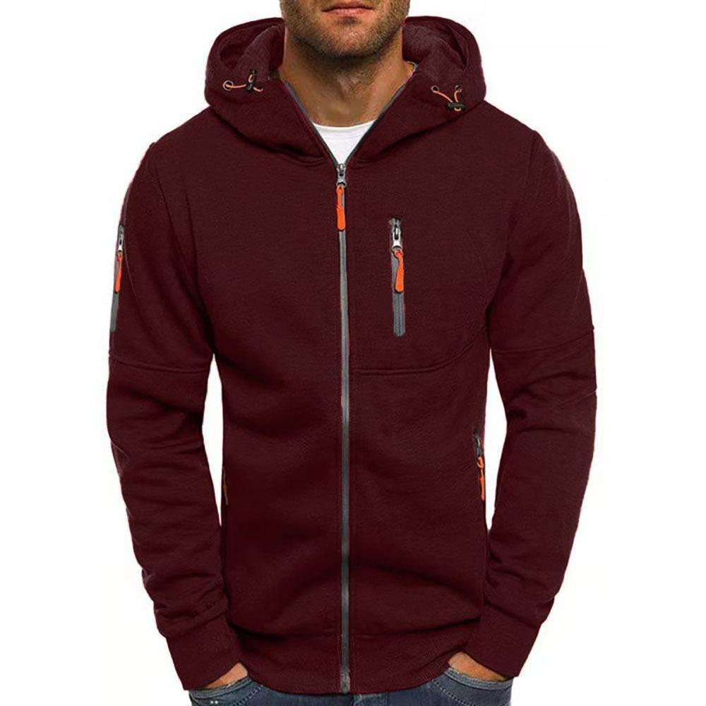 Zachary Men's Fleece Zip Up Hoodie 7
